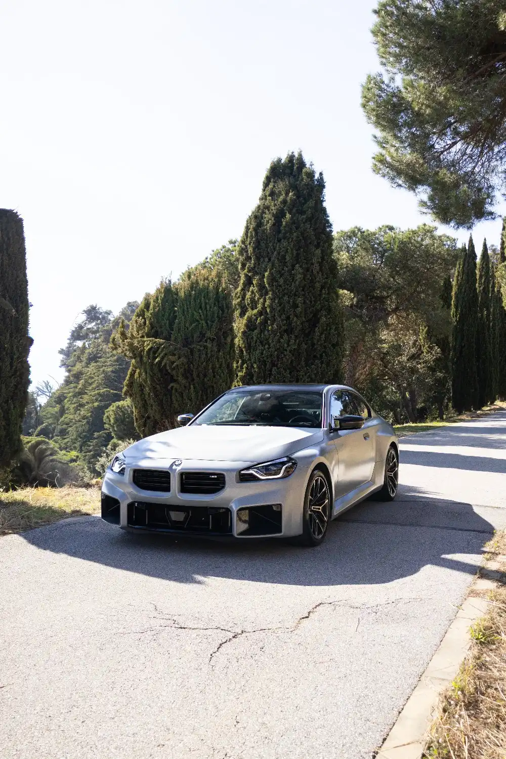 BMW M2 después — PPF satinado SERRES